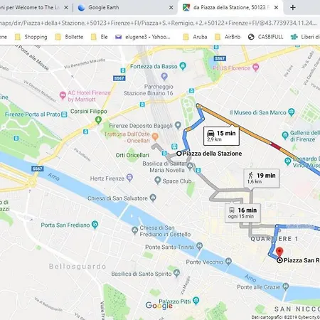 5 Min Dagli Uffizi Wifi Confort דירה *